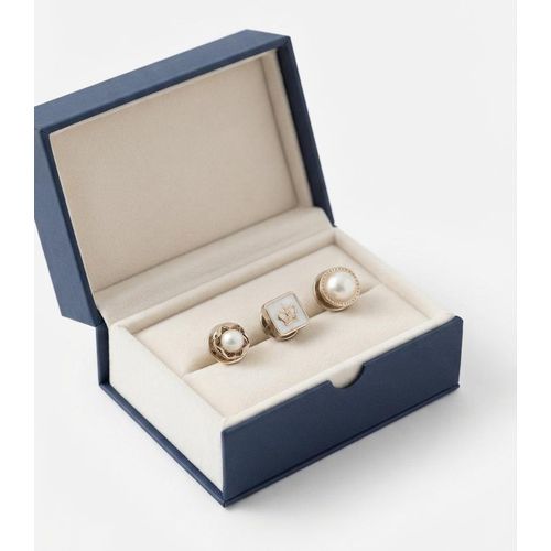 Pin set, 3 pieces, suit jacket pins, elegant brooch accessories for weddings and formal wear