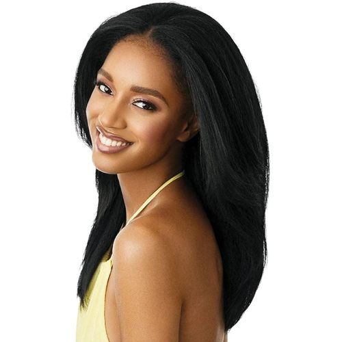 Long Straight Black Synthetic Hair Wig