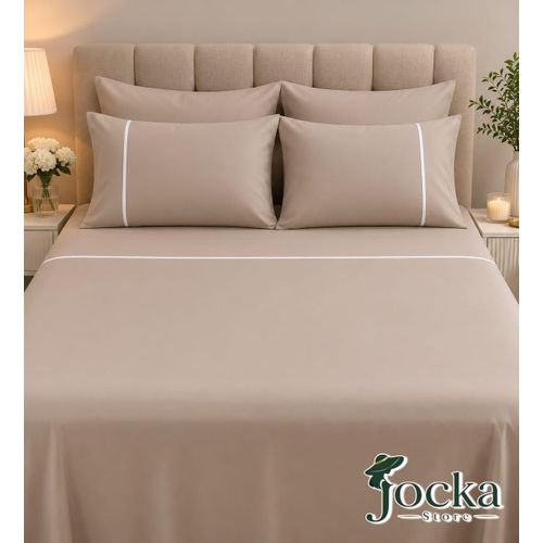 Premium 100% Cotton Flat Sheet Set, 3 Pieces - Soft and Comfortable - Multiple Colors and Sizes180 cm: 270 * 270 cm.