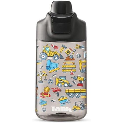 bottle Tritan Printed 525ml Black Construction