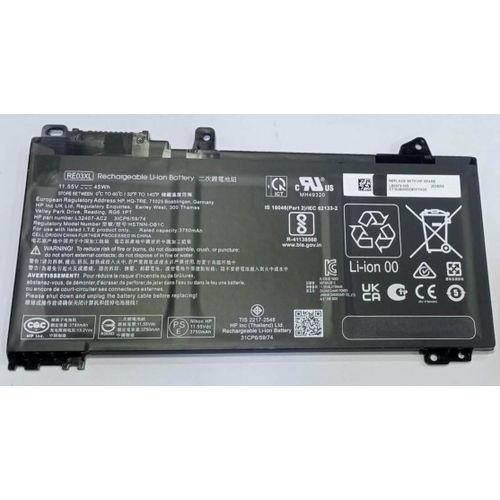 BLESYS RE03XL RF03XL ProBook 440 G7 450 G6 450 G7 440 G6 455 G6 430 G6 430 G7 455R G6 ZHAN 66 Pro 13 14 15 G2 G3 11. 55V 45Wh)