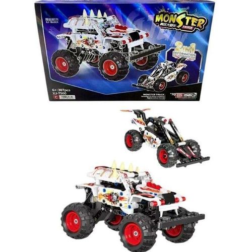 Monster Truck Building Set 2 in 1, 307 Pieces