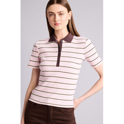 Slim Fit Polo Collar Short Sleeve Polo T-Shirt