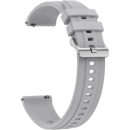 Silicone Band Compatible With Huawei Watch GT4 41mm 2023, 18mm New Soft Silicone Loop Strap, Soft Breathable Wristbands No Gap Wristband Strap For Women Men (Grey)