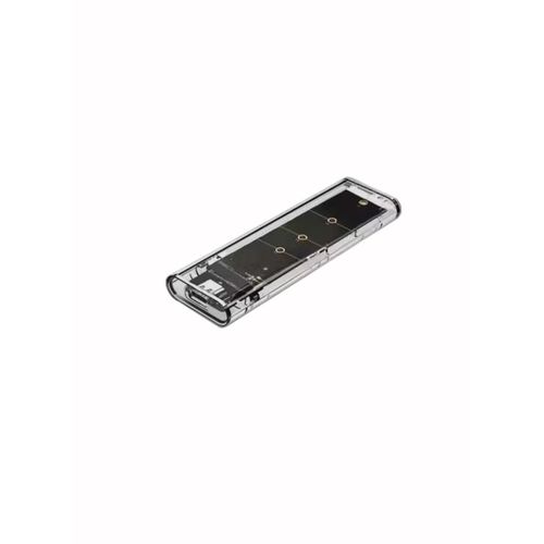 Transparent m.2 SSD enclosure SATA/M.2/NVME dual protocol NGFF to USB3.1 high speed hard disk enclosure reader