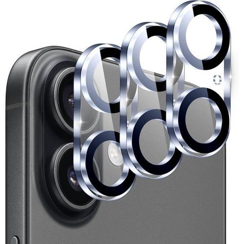 iPhone 17 Camera Lens Protector, Tempered Glass 9 Hardness, Scratch Resistant, Case-Friendly, High Definition Clear, 3-Piece Set