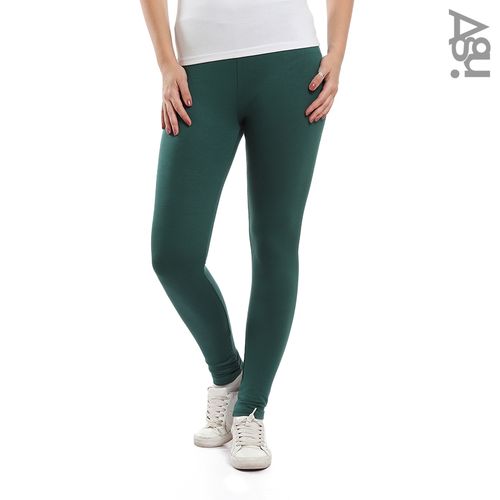 Skinny Solid Legging - Green - (999)