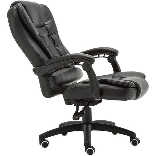 Leisure chairs Office Chair Ergonomic Tilt Function Executive Swivel Chair PU Seat Desk Chair Height Adjustable 46 54 Cm Durable strong El-Motahida