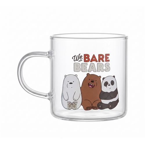 Cute Three Bears Heat-Resistant Borosilicate Glass Coffee Cup