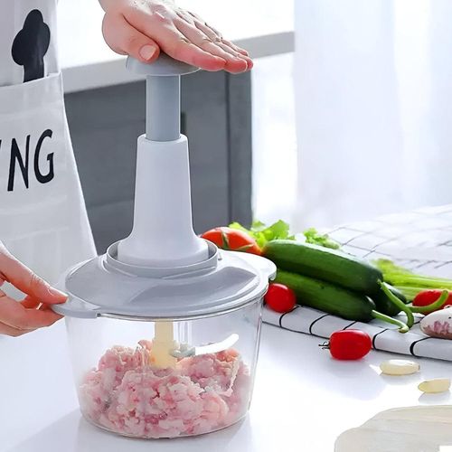 MULTIFUNCTIONAL CHOPPER - Using this multi-functional chopper is ideal for chopping a variety of ingredients such as onions carrots and nuts making it a versatile tool for any home chef 2000ml