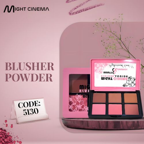 Powder Blush, 6 Colors From Might Cinema, Model 5130