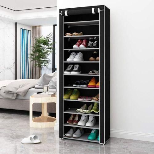 Shoe Rack Organizer – 10 Layer - Black