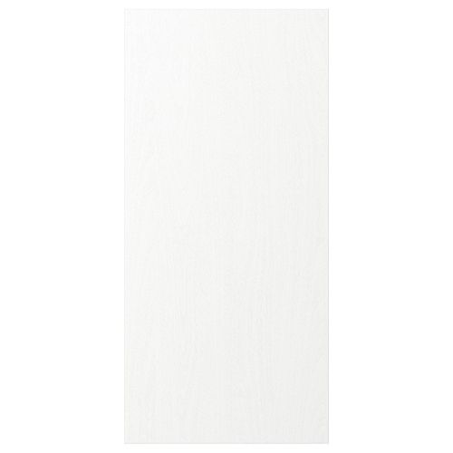 Cover panel This is an ENKÖPING cabinet in white, made with particleboard and plastic foil, rectangular shape, classic and clean design.