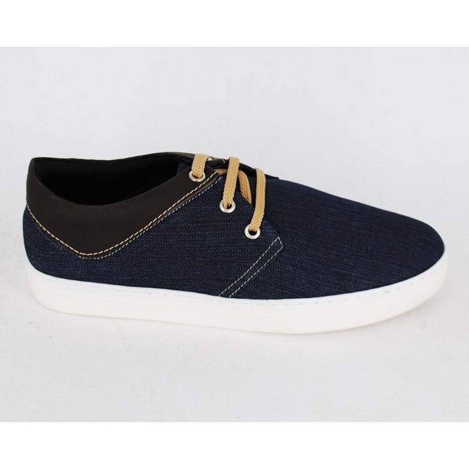 Casual Style Sneakers - Navy Blue