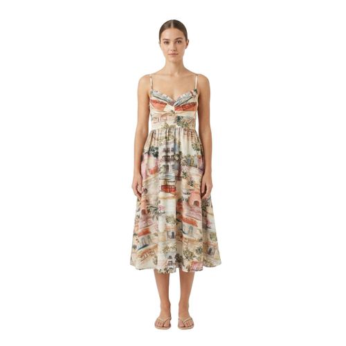 Printed Strap Dress