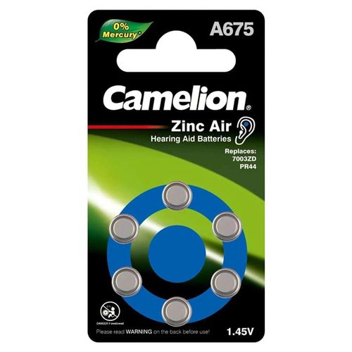 Hearing Aid Battery A675 1.45V