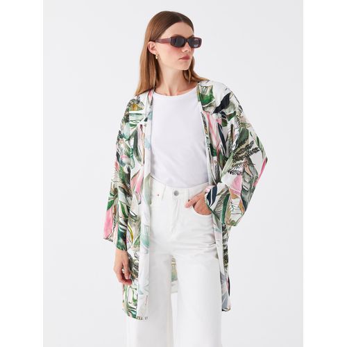Shawl Collar Floral Oversize Women's Kimono