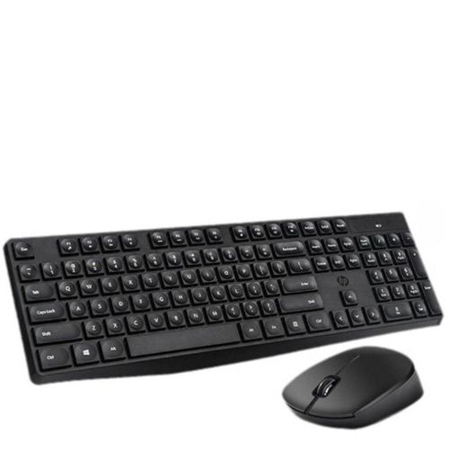CS10 Wireless Keyboard & Mouse Combo, Ergonomic Design and Silent Typing Keys, Black