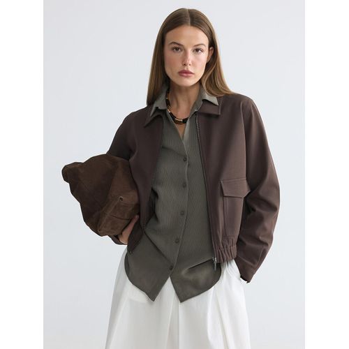 Shirt Collar Women's Jacket