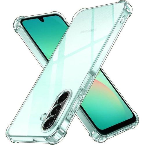 Ivoler Clear Silicone Case for Samsung Galaxy A26 5G with Shockproof Corner Protection, Ultra Soft Flexible Clear TPU Mobile Phone Case, Scratch Resistant