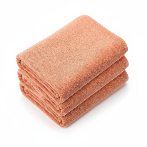 Towel set consisting of 3 towels 100% cotton - Plain - Simon