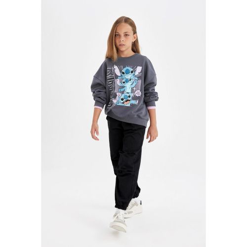 Girl Parachute Trousers - Black