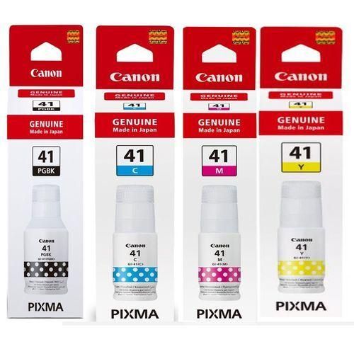 Ink 41 Original PLXMA BK 4 Multipack Bottles, Multicolor