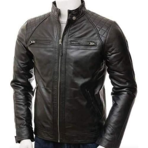 جاكيت جلد طبيعي فاخر