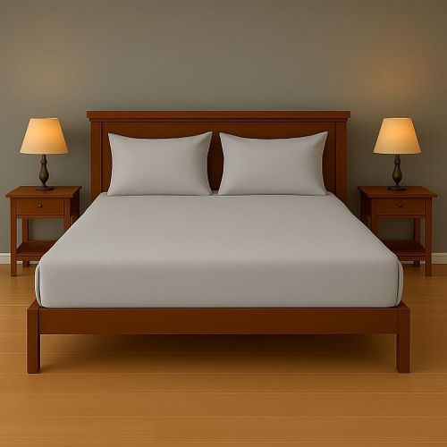 Cotton bed sheet set with 2 pillowcases, hotel quality, 3 pieces