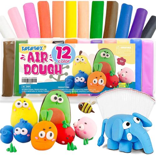 Foam Clay 12 Pieces - Multi Color