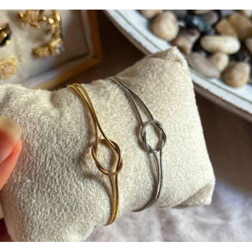 Matching Pure Stainless Steel Couples Bracelet Set (Tarnish-Free & Waterproof Romantic His & Hers Wristbands)