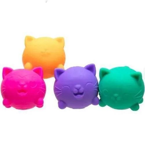 NeeDoh Teenie Cool Cat Adult Decompression Toys Kneading and Stress Relief Tools a box of 4