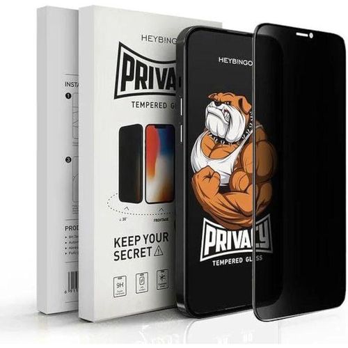 Privacy Screen Protector Anti-Spy Tempered Glass Film 9H Hardness Scratch Resistant Bubble Free Anti Spy Tempered Glass Screen Protector For (iPhone 14 Pro Max)