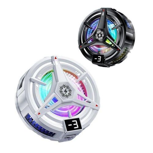 TL07 Semiconductor Phone Cooler with RGB Lights, Magnetic Clip, Extreme Freezing Ice Cooling for Gaming and Live Streaming