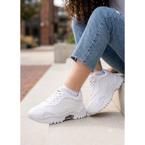 Fashion Sneakers For Women, Excellent Design - White
