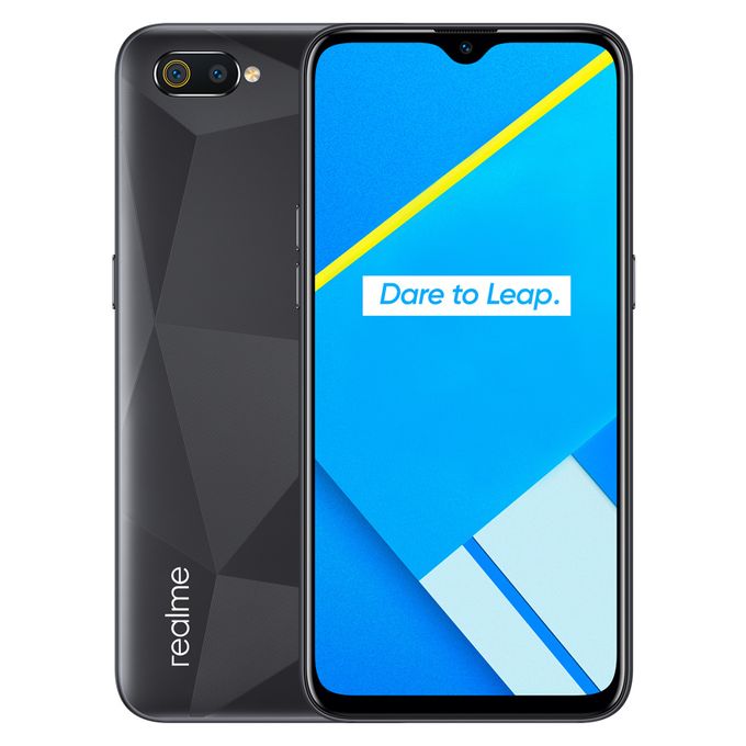 Realme C2 موبايل ثنائى الشريحة - 6.1 بوصة - 32 جيجا - 4G - أسود