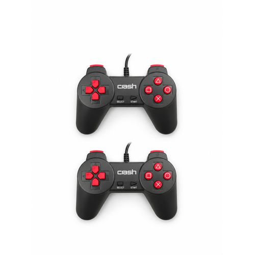 X1 Dual Wired USB Game Controller for PC Laptop Ergonomic Gamepad with Responsive Buttons Plug Play Support for Windows and Multiplayer Gaming