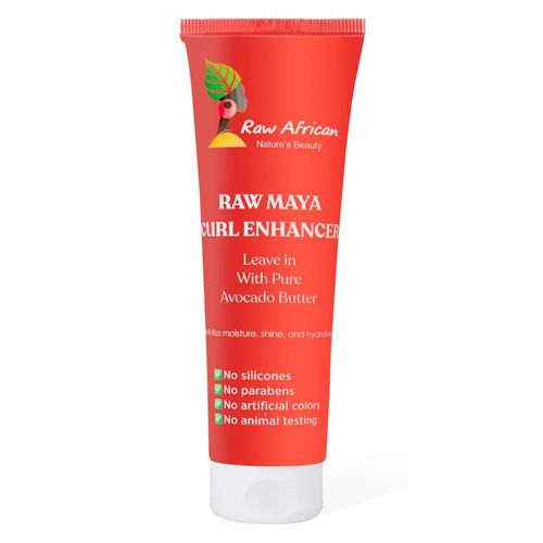 Raw Maya Curl Enhancer, Leave In, With Pure, Avocado Butter, Anti-frizz Moisture, Shine And Hydration - 250G