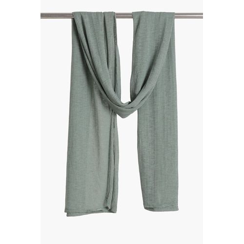 Textured Cotton Scarf.