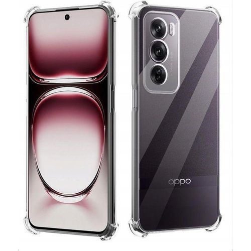 For Oppo Reno12 Clear Back Cover Case, Ultra Clear, Best Camera Protection Anti-Slip Grip - Slim & Protective Back Case Cover for Oppo Reno 12 5G Clear