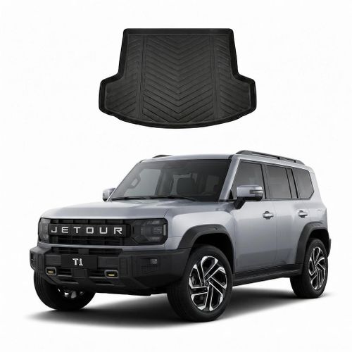 Car Trunk Mat for JETUOR T1 – Waterproof Rubber Cargo Liner – Heavy-Duty Boot Floor Protector