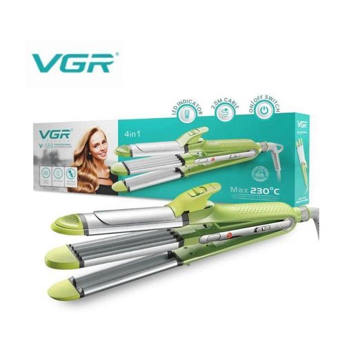 V-569 Professional Hair Straightener - For straightening and curling hair with ceramic-coated plates, adjustable settings, and uniform heating technology up to 230°C
