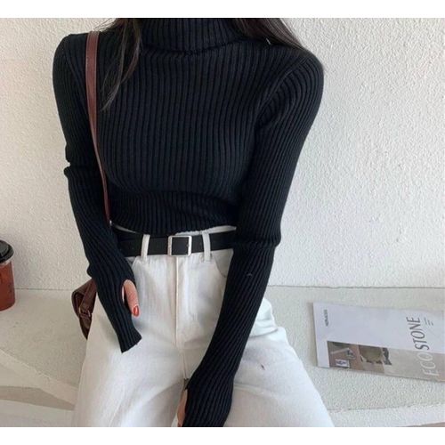 بلوفر تريكو أسود