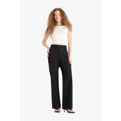 Wide Leg Normal Waist Standard Length Wide Leg Pants
