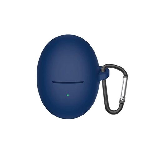 جراب سيليكون لسماعات هواوي فري بودز 6 - غطاء واقٍ مضاد للسقوط والغبار لعلبة الشحن وملحقات سماعات الأذن (أزرق)