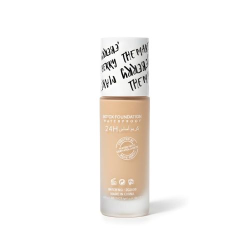 Foundation, Waterproof 24H Long Lasting, 40ml, 01 Beige