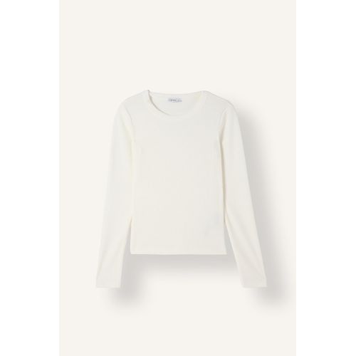 Slim Fit Crew Neck Camisole Long Sleeve T-Shirt