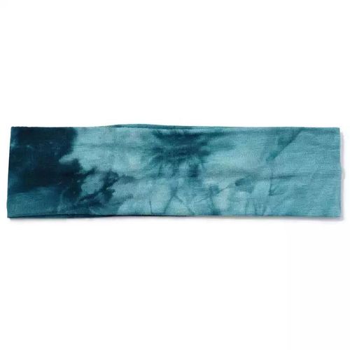 Tie Dye Cotton Jersey Headband - Teal