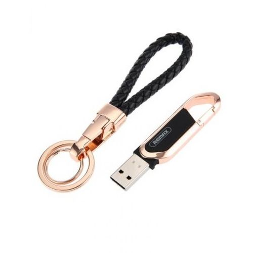 اشتري Remax 8GB USB 2.0 Flash Drive With Key Chain - Gold في مصر