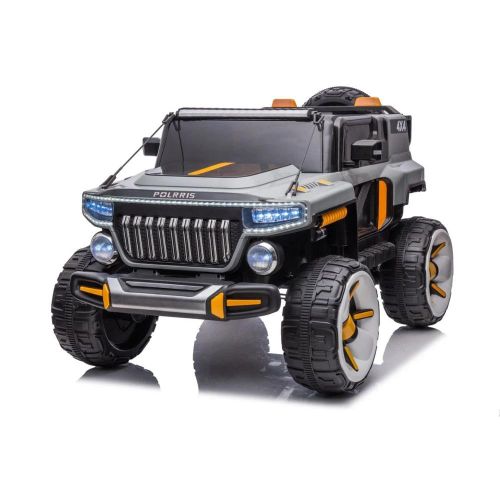 Serena Electric Rides on Car for Kids with Remote Control - Grey - HW-5388